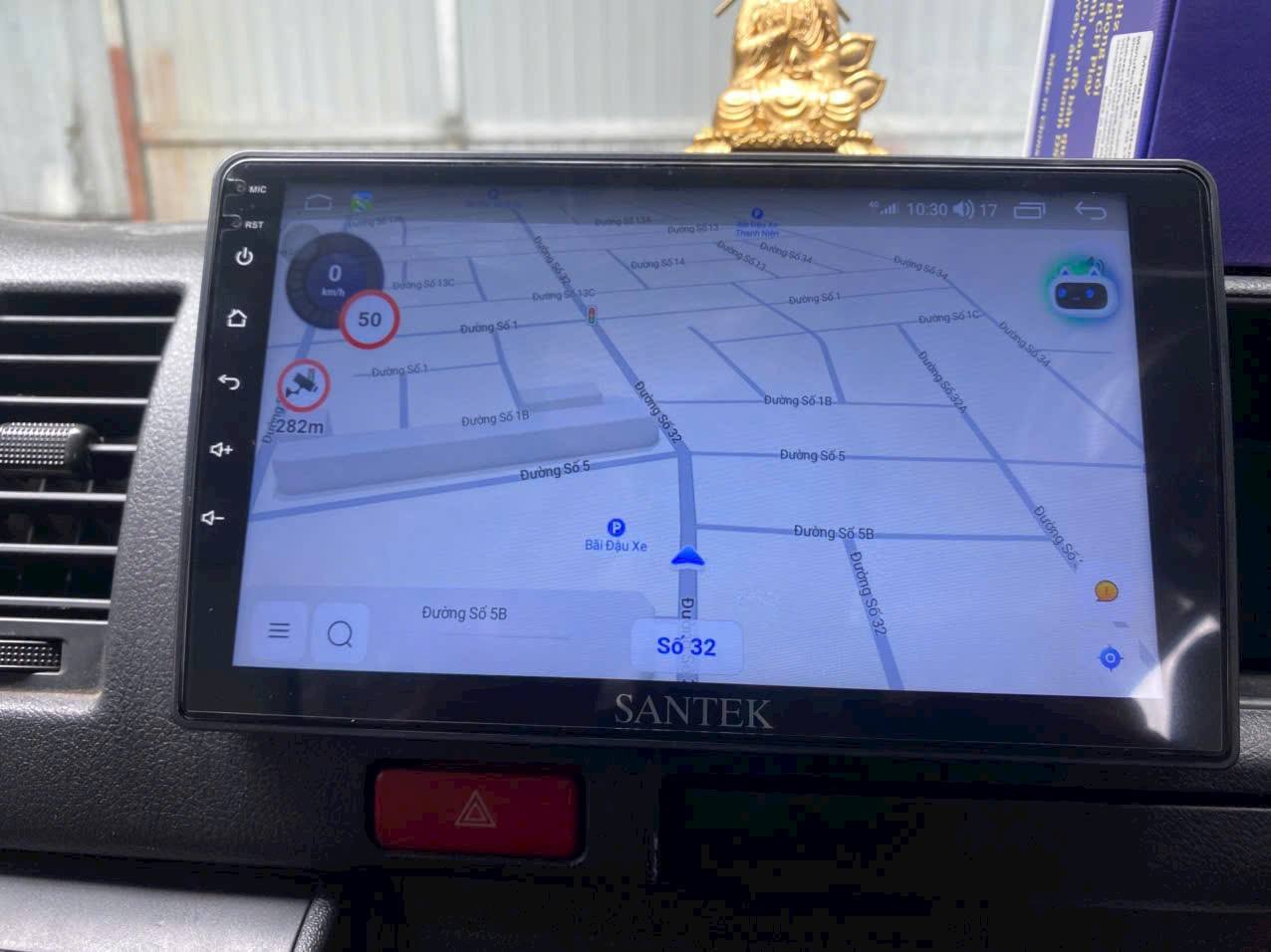 Giao diện đường dẫn Vietmap trên màn hình X800